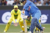 Australia v India: MS Dhoni half-century guides tourists to ODI series win